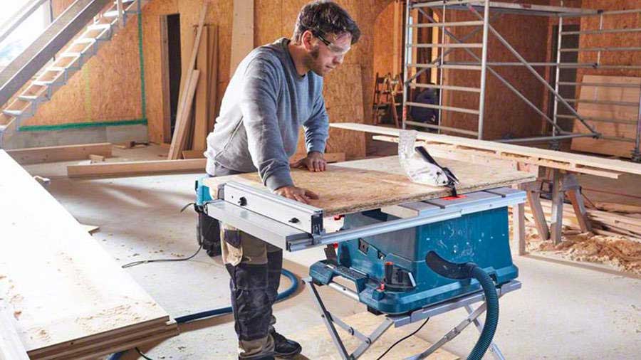 Scie à table professionnelle sans fil Biturbo GTS 18V-216 Bosch Scie à table professionnelle sans fil Biturbo GTS 18V-216 Bosch